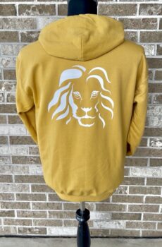 Yellow Lion Hoodie (MEDIUM)